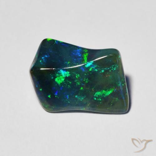 1.97ct Натуральный Многоцветный Опал, причудливая, Полупрозрачный