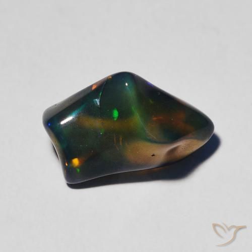 2.35ct Натуральный Многоцветный Опал, причудливая, Полупрозрачный