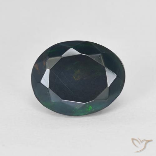 1.34ct Натуральный Многоцветный Опал, Овал, Полупрозрачный