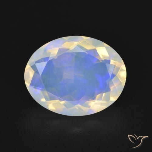 3.07ct Натуральный Многоцветный Опал, Овал, Прозрачный