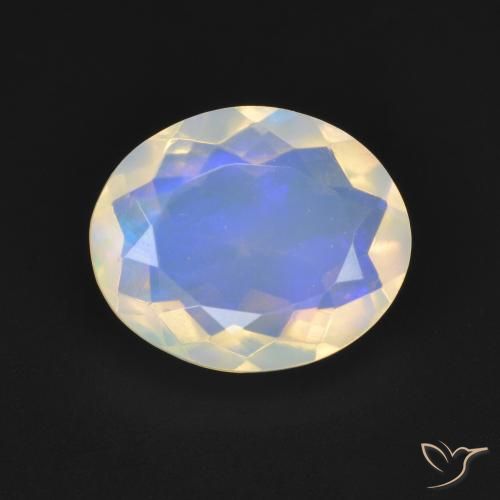 2.02ct Натуральный Многоцветный Опал, Овал, Прозрачный