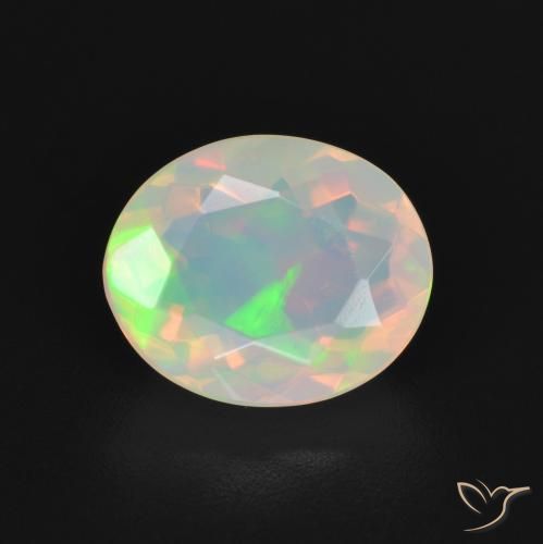 1.94ct Натуральный Многоцветный Опал, Овал, Прозрачный