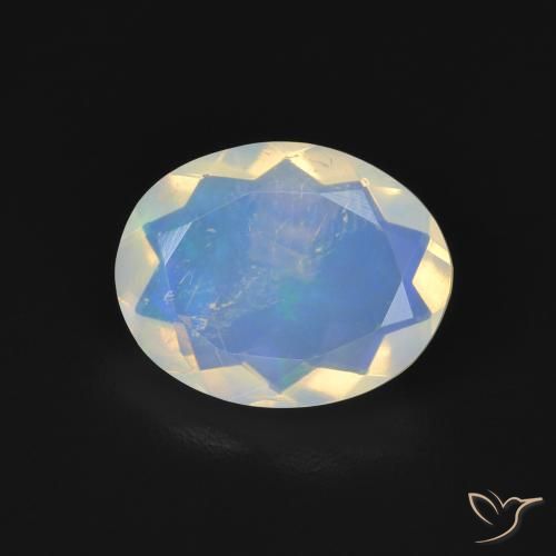 1.89ct Натуральный Многоцветный Опал, Овал, Прозрачный