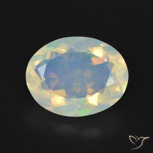 3.48ct Натуральный Многоцветный Опал, Овал, Прозрачный
