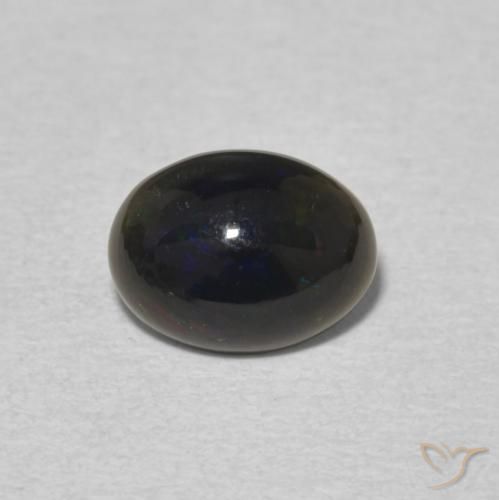 0.64ct Натуральный Многоцветный Опал, Овал, Непрозрачный
