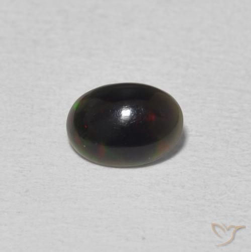 0.38ct Натуральный Многоцветный Опал, Овал, Непрозрачный