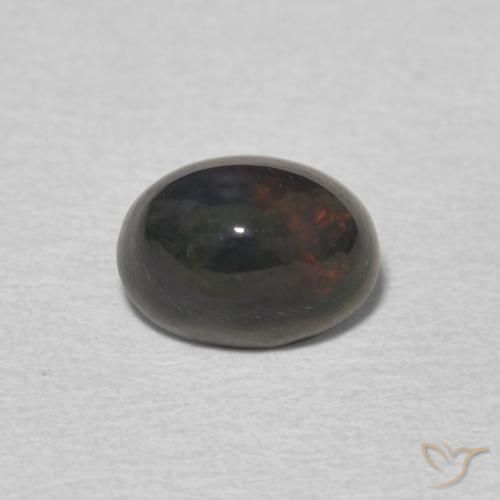 0.95ct Натуральный Многоцветный Опал, Овал, Непрозрачный