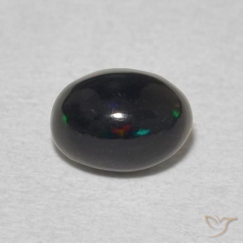 0.48ct Натуральный Многоцветный Опал, Овал, Непрозрачный