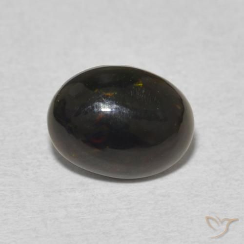 0.93ct Натуральный Многоцветный Опал, Овал, Непрозрачный