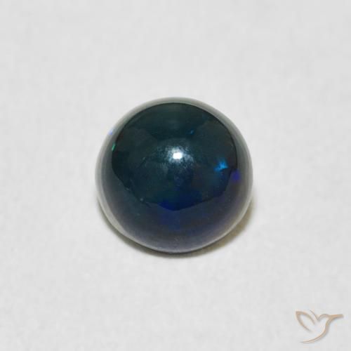 0.40ct Натуральный Многоцветный Опал, Круглый, Непрозрачный