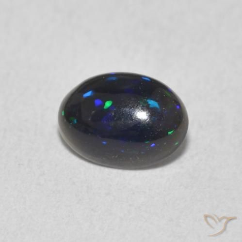 0.48ct Натуральный Многоцветный Опал, Овал, Непрозрачный