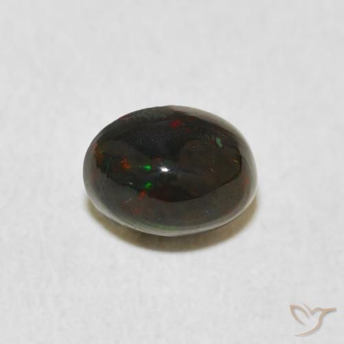 0.62ct Натуральный Многоцветный Опал, Овал, Непрозрачный