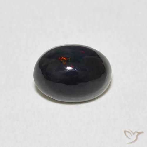 0.70ct Натуральный Многоцветный Опал, Овал, Непрозрачный