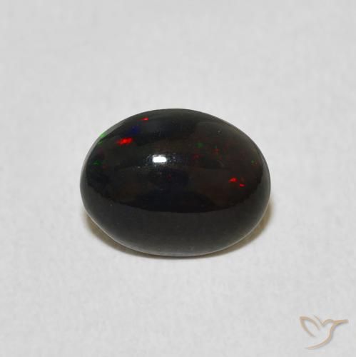 0.78ct Натуральный Многоцветный Опал, Овал, Непрозрачный