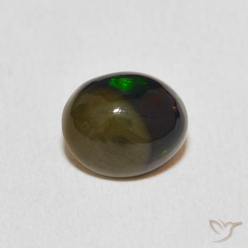 1.29ct Натуральный Многоцветный Опал, Овал, Непрозрачный
