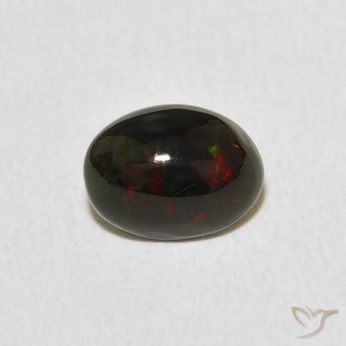 0.64ct Натуральный Многоцветный Опал, Овал, Непрозрачный