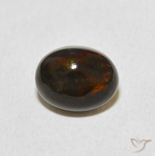 1.39ct Натуральный Многоцветный Опал, Овал, Непрозрачный