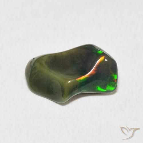 2.28ct Натуральный Многоцветный Опал, причудливая, Непрозрачный