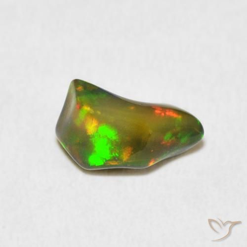 1.28ct Натуральный Многоцветный Опал, причудливая, Непрозрачный
