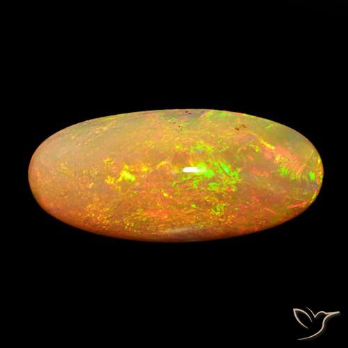 13.59ct Многоцветный Опал, Овал, Непрозрачный