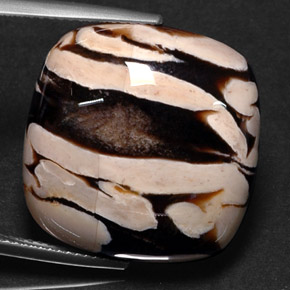 25.88 карата, натуральный Многоцветный Арахисовое Дерево, Подушка Крой, Непрозрачный