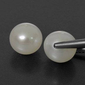  карата, натуральный Кремовый Жемчуг, Сфера / Шар, Непрозрачный