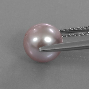 3.45 карата, натуральный Розовато-серебристый Жемчуг, Сфера / Шар, Непрозрачный