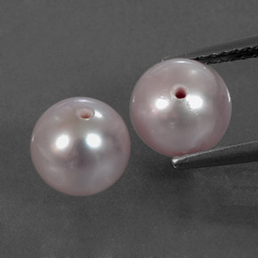  карата, натуральный Серебристо-розовый Жемчуг, Сфера / Шар, Непрозрачный
