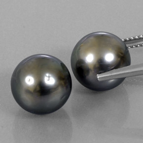 Натуральный стальной жемчуг 16,59 карата сфера / шар, непрозрачный