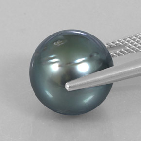 12.54 карата, натуральный Стальной Жемчуг, Сфера / Шар, Непрозрачный