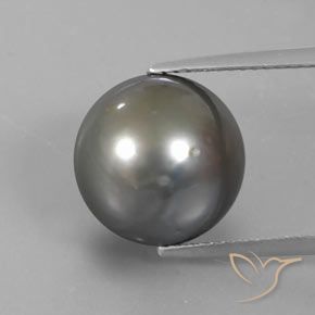 13.34ct Натуральный Стальной Жемчуг, Сфера / Шар, Непрозрачный