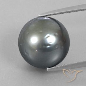 13.62ct Натуральный Стальной Жемчуг, Сфера / Шар, Непрозрачный