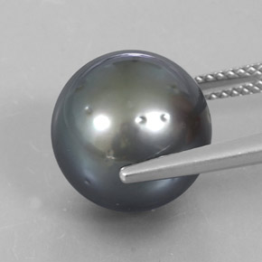 13.97 карата, натуральный Стальной Жемчуг, Сфера / Шар, Непрозрачный