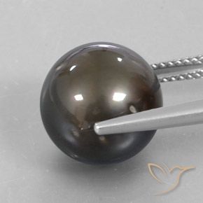 Натуральный желтовато-серебристый жемчуг 13,72 карата сфера / шар, непрозрачный