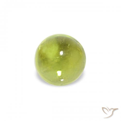0.38ct Оливковый Зеленый Перидот Драгоценные Камни, Круглый, Прозрачный