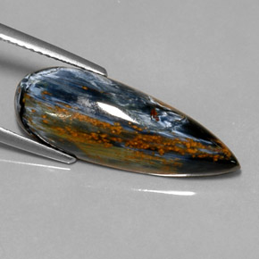 7.08 карата, натуральный Многоцветный Питерсайт, Форма груши, Непрозрачный