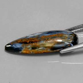 7.08 карата, натуральный Многоцветный Питерсайт, Форма груши, Непрозрачный