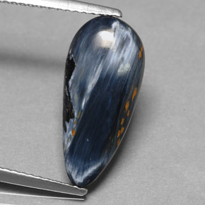 2.63 карата, натуральный Многоцветный Питерсайт, Форма груши, Непрозрачный