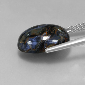 13.01 карата, натуральный Многоцветный Питерсайт, Огранка Овал, Непрозрачный