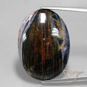 22.47ct Натуральный Многоцветный Питерсайт, Овал, Непрозрачный