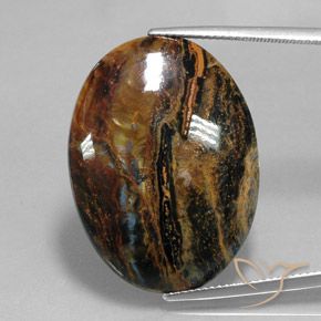 23.92ct Натуральный Многоцветный Питерсайт, Овал, Непрозрачный