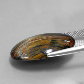 28.90 карата, натуральный Многоцветный Питерсайт, Огранка Овал, Непрозрачный