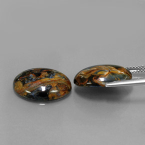  карата, натуральный Многоцветный Питерсайт, Огранка Овал, Непрозрачный