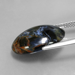 8.86 карата, натуральный Многоцветный Питерсайт, Огранка Овал, Непрозрачный