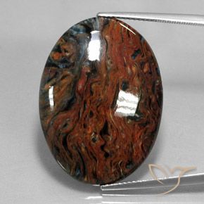 22.30ct Натуральный Многоцветный Питерсайт, Овал, Непрозрачный