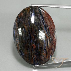 25.84ct Натуральный Многоцветный Питерсайт, Овал, Непрозрачный