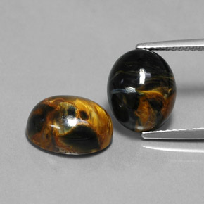  карата, натуральный Многоцветный Питерсайт, Огранка Овал, Непрозрачный