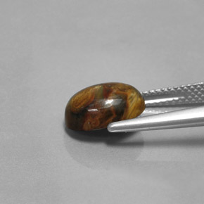 2.99 карата, натуральный Многоцветный Питерсайт, Огранка Овал, Непрозрачный