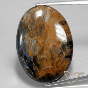 28.63ct Натуральный Многоцветный Питерсайт, Овал, Непрозрачный