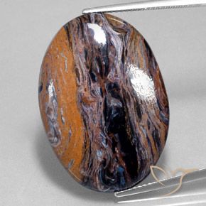 26.39ct Натуральный Многоцветный Питерсайт, Овал, Непрозрачный